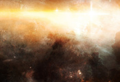 межзвездный газ, свет, nebula, Звездное скопление