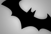 Бэтмен, серый, эмблема, знак, мышь, batmen, черный