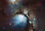 Туманность, ngc 2068, созвездие орион, m 78