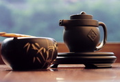 чайная церемония, подставка, япония, Чайник