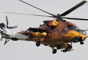 вооружение, Ми-24, полёт, вертолёт, лопасти, аэрография