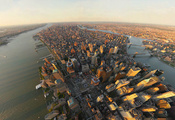 город, нью-йорк, New york, панорама