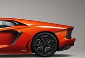 оранжевый, ламборджини, автомобиль, Lamborghini