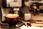 напиток, Coffee, кофе, чашка, аромат, зёрна