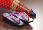 Японская, культура, сланцы, обувь