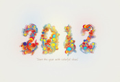 Новый год, праздник, 2012