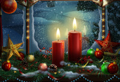 beauty, christmas, candles, bells, balls, Ball, christmas bells, christmas  ...