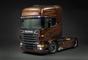 black amber, scania trucks, r730, 730 л.с., скания, р730, Scania, тягач