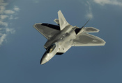 небо, мощь, американец, истребитель, F-22-raptor