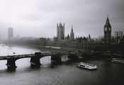 лондон, London, туман