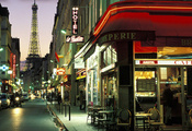 france, вечер, улочка, paris wallpapers, Париж, франция