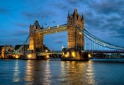 лондон, англия, England, tower bridge, london, uk, thames