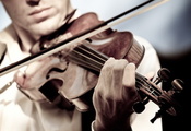 Скрипка, игра, музыка