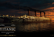 Титаник, ночь, корабль, titanic