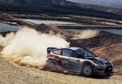 rally, пыль, занос, форд, Ford, ралли