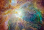 space, туманность, Orion nebula, звезды, космос, stars