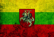 lietuvos respublika, Литва, герб, флаг, литовская республика