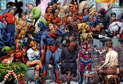 супер герои, комикс, justice society of america, Dc comics, super heroes