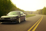 nissan s14, tuning cars, дорога, сars walls, Auto, cars, авто, wallpapers a ...