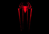 dark, red, amazing spider-man, новый человек паук, Spider