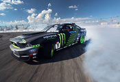 tuning, clouds, mustang, smoke, Ford, competition, sportcar, gt, drift