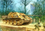 самоходно-артиллерийская установка, Рисунок, сау