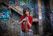 скрипачка, скрипка, Lindsey stirling, violin, линдси стирлинг