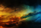 nebula, Туманность, звезды, пространство
