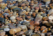textures, Текстура, фон на рабочий, камни, ocean capecod beach stones