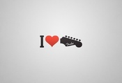 Я люблю, love., сердце, гитара