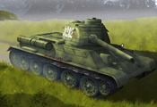 т-34-85, оружие ссср, Танк, техника