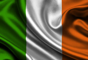 Ireland, Satin, Flag