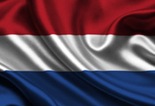 Netherlands, Satin, Flag