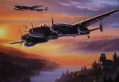 g-4, радар, fug 202220, lichtenstein, ночной истребитель, Bf 110, замок