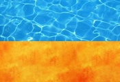 вода, украина, Флаг, пламя