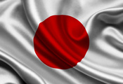Japan, satin, flag