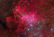 скорпион, эмиссионная туманность, созвездие, Ic 4628