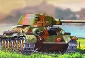 Рисунок, don greer, ркка, средний танк, т-3476