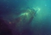 космос, hellsescapeartist, туманность, звезды, Арт, nebula
