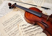 Violin, Instruments, Sheet Music, Music