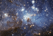 Lh 95, туманность, space, звезды, stars, nebula, космос