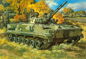 Рисунок, боевая машина пехоты, бмп-3