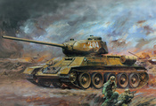 танк, Т - 34 - 85, арт