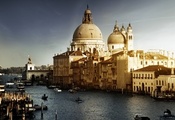 здания, канал, италия, Venice, гондолы, italy, венеция, лодки здания, канал, италия, Venice, гондолы, italy, венеция, лодки