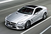 sl350, Mercedes, едет, мерседес, benz, 2012, package, автомобиль, sports, a ...