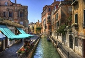 италия, канал, Венеция