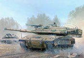 танк, обои, Merkava mk 4, бронетехника