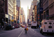 улицы, город, New york