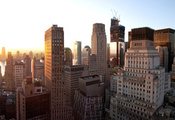 Lower manhattan, new york city, nyc, sunset, нью-йорк, закат, united states ...