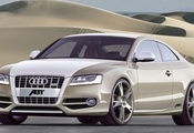 Audi, abt, as5, белый, бежевый